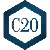 CRYPTO20 (C20) token icon